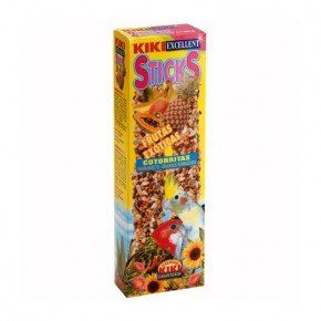 kiki sticks para cotorritas con frutas exoticas