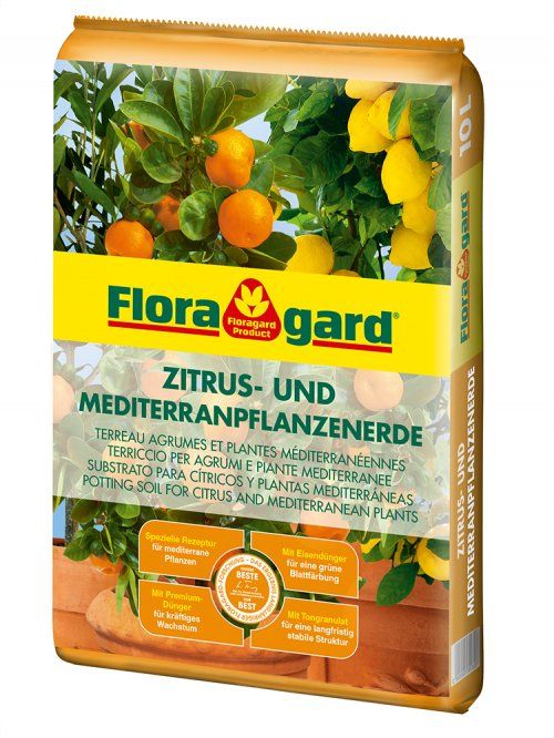 Floragard Zitrus  und Mediterranpflanzenerde 10l RGB